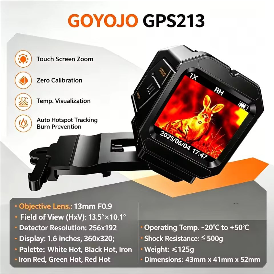 Thermal Imaging Camera 256X192 - GOYOJO Mini Touch Kızılötesi Termal Görüntüleyici