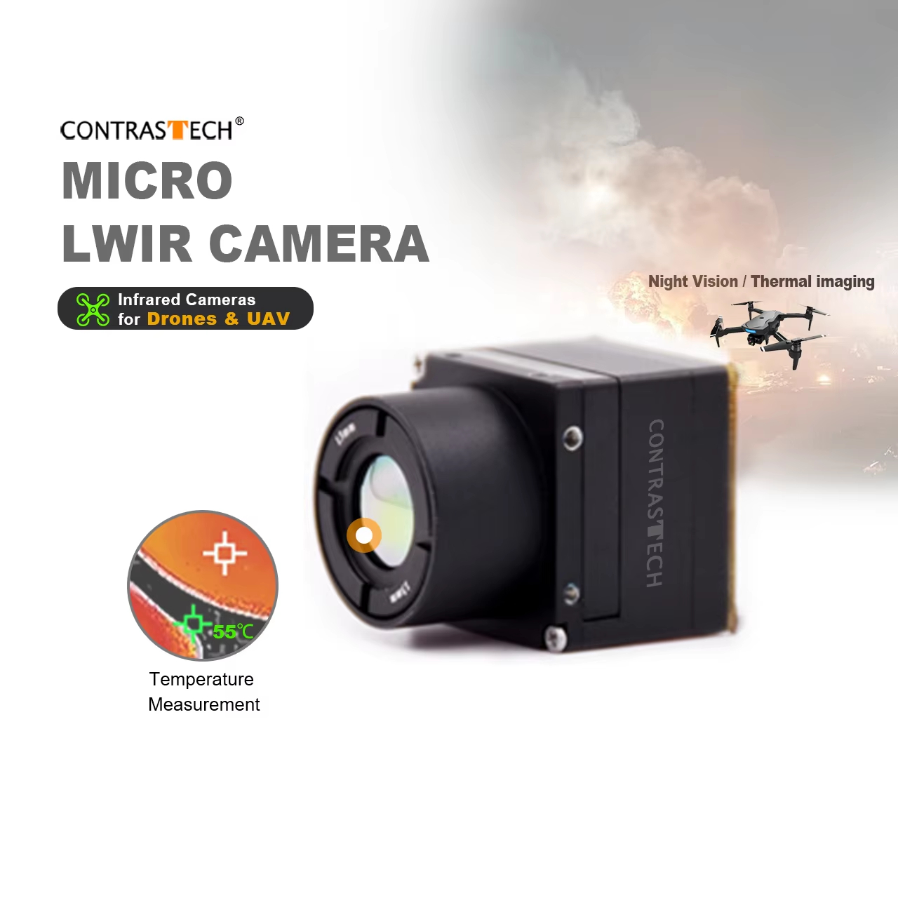 Thermal Module 640X512 Core - 640x512 LWIR Kapanmasız Radiometrik Termal Görüntüleme