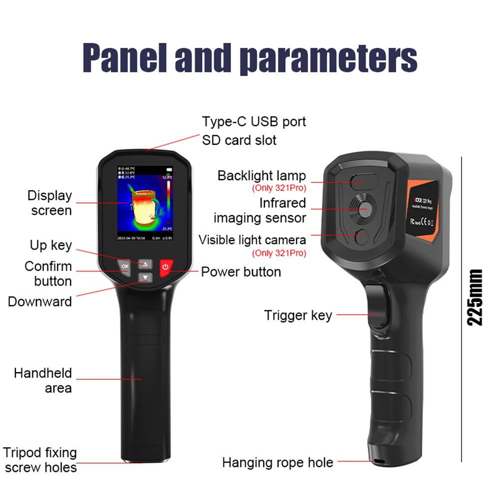 Nf 521 Thermal Imaging Camera - Victor 321 El Tipi Kızılötesi Termal