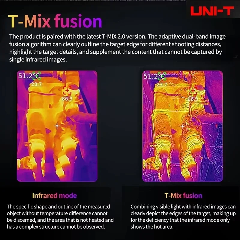UNI-T UTI260B+ UTI165B+ El Tip - Nf 521 Thermal Imaging Camera incelemesi ve fiyatı