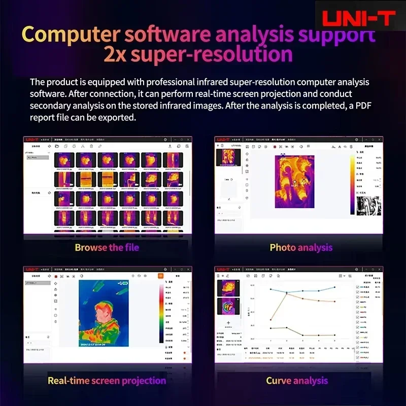 UNI-T UTI260B+ UTI165B+ El Tip - Nf 521 Thermal Imaging Camera incelemesi ve fiyatı
